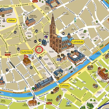 Suite Privative 43M2 - Les Tailleurs A 120M De La Cathedrale Strasbourg Luaran gambar