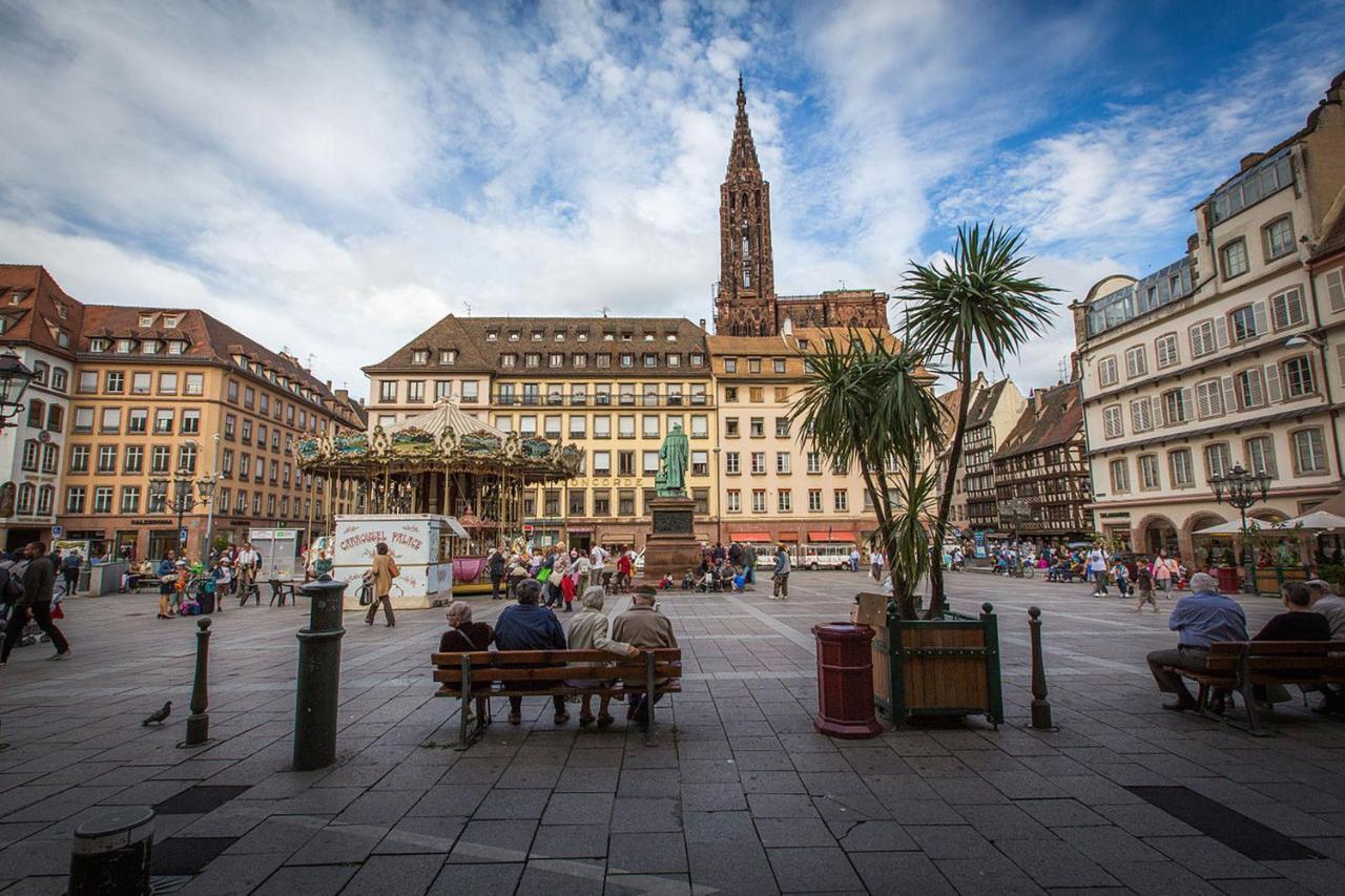 Suite Privative 43M2 - Les Tailleurs A 120M De La Cathedrale Strasbourg Luaran gambar